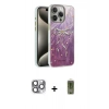 MARSİLYAN™- iPhone 16 Pro Max Kılıf Zirve Modern Prime - Siyah Joko Magic 5D Hayalet Cam + Pers Alüminyum Kamera Lens - GI
