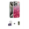 MARSİLYAN™- iPhone 16 Pro Max Kılıf Zirve Modern Prime - Siyah Joko Magic 5D Hayalet Cam + Gümüş Bilvis Titan Kamera Lens