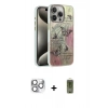 MARSİLYAN™- iPhone 16 Pro Max Kılıf Zirve Modern Prime - Siyah Joko Magic 5D Hayalet Cam + Gümüş Pers Alüminyum Kamera Lens