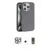 MARSİLYAN™- iPhone 16 Pro Max Kılıf Zirve Modern Prime - Siyah Joko Magic 5D Hayalet Cam + Pers Alüminyum Kamera Lens - GI