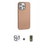 MARSİLYAN™- iPhone 16 Pro Max Kılıf Zirve Modern Prime - Siyah Joko Magic 5D Hayalet Cam + Pers Alüminyum Kamera Lens - GS