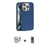 MARSİLYAN™- iPhone 16 Pro Max Kılıf Zirve Modern Prime - Siyah Joko Magic 5D Hayalet Cam + Pers Alüminyum Kamera Lens - GS