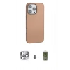 MARSİLYAN™- iPhone 16 Pro Max Kılıf Zirve Modern Prime - Siyah Joko Magic 5D Hayalet Cam + Pers Alüminyum Kamera Lens - GI