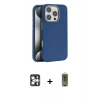 MARSİLYAN™- iPhone 16 Pro Max Kılıf Zirve Modern Prime - Siyah Joko Magic 5D Hayalet Cam + PVD Metal Kamera Lens - GS