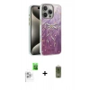 MARSİLYAN™- iPhone 16 Pro Max Kılıf Zirve Modern Prime - Siyah Joko Magic 5D Hayalet Cam + Raze Metal Kamera Lens - BZ