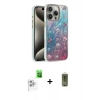 MARSİLYAN™- iPhone 16 Pro Max Kılıf Zirve Modern Prime - Siyah Joko Magic 5D Hayalet Cam + Raze Metal Kamera Lens - BZ