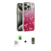 MARSİLYAN™- iPhone 16 Pro Max Kılıf Zirve Modern Prime - Siyah Joko Magic 5D Hayalet Cam + Raze Metal Kamera Lens - BZ