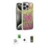 MARSİLYAN™- iPhone 16 Pro Max Kılıf Zirve Modern Prime - Siyah Joko Magic 5D Hayalet Cam + Raze Metal Kamera Lens - BZ