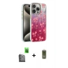 MARSİLYAN™- iPhone 16 Pro Max Kılıf Zirve Modern Prime - Siyah Joko Magic 5D Hayalet Cam + Raze Metal Kamera Lens - SH
