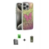 MARSİLYAN™- iPhone 16 Pro Max Kılıf Zirve Modern Prime - Siyah Joko Magic 5D Hayalet Cam + Raze Metal Kamera Lens - SH