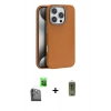 MARSİLYAN™- iPhone 16 Pro Max Kılıf Zirve Modern Prime - Siyah Joko Magic 5D Hayalet Cam + Raze Metal Kamera Lens - SH