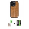 MARSİLYAN™- iPhone 16 Pro Max Kılıf Zirve Yansıma Serisi - Şeffaf 360 Full Body Arka Koruyucu + Natural Grey Raze Metal Kamera Lens