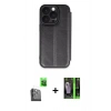 MARSİLYAN™- iPhone 16 Pro Max Kılıf Zirve Yansıma Serisi - Şeffaf 360 Full Body Arka Koruyucu + Raze Metal Kamera Lens - SH