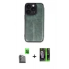 MARSİLYAN™- iPhone 16 Pro Max Kılıf Zirve Yansıma Serisi - Şeffaf 360 Full Body Arka Koruyucu + Raze Metal Kamera Lens - SH