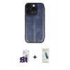MARSİLYAN™- iPhone 16 Pro Max Kılıf Zirve Yansıma Serisi - Şeffaf Pasifik Cam Ekran Koruyucu + Bilvis Titan Kamera Lens - SH