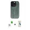 MARSİLYAN™- iPhone 16 Pro Max Kılıf Zirve Yansıma Serisi - Şeffaf Pasifik Cam Ekran Koruyucu + Raze Metal Kamera Lens - BZ