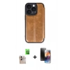 MARSİLYAN™- iPhone 16 Pro Max Kılıf Zirve Yansıma Serisi - Siyah 3D Antistatik Mat Seramik Nano Ekran Koruyucu + Raze Metal Kamera Lens - NLGY