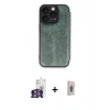 MARSİLYAN™- iPhone 16 Pro Max Kılıf Zirve Yansıma Serisi - Siyah Bilvis 3D Cam Ekran Koruyucu + Bilvis Titan Kamera Lens - GS