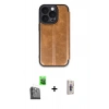 MARSİLYAN™- iPhone 16 Pro Max Kılıf Zirve Yansıma Serisi - Siyah Bilvis 3D Cam Ekran Koruyucu + Siyah Raze Metal Kamera Lens