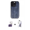 MARSİLYAN™- iPhone 16 Pro Max Kılıf Zirve Yansıma Serisi - Siyah Bilvis 3X AR Hayalet Cam Ekran Koruyucu + Bilvis Titan Kamera Lens - SH