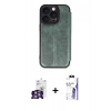MARSİLYAN™- iPhone 16 Pro Max Kılıf Zirve Yansıma Serisi - Siyah Bilvis 3X AR HD Cam Ekran Koruyucu + Bilvis Titan Kamera Lens - GS