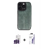MARSİLYAN™- iPhone 16 Pro Max Kılıf Zirve Yansıma Serisi - Siyah Bilvis 3X AR HD Cam Ekran Koruyucu + Bilvis Titan Kamera Lens - SH
