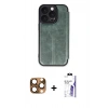 MARSİLYAN™- iPhone 16 Pro Max Kılıf Zirve Yansıma Serisi - Siyah Bilvis 3X AR HD Cam Ekran Koruyucu + Pers Alüminyum Kamera Lens - CLTM