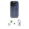 MARSİLYAN™- iPhone 16 Pro Max Kılıf Zirve Yansıma Serisi - Siyah Bilvis 3X AR HD Cam Ekran Koruyucu + Raze Metal Kamera Lens - BZ