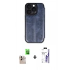MARSİLYAN™- iPhone 16 Pro Max Kılıf Zirve Yansıma Serisi - Siyah Bilvis 3X AR HD Cam Ekran Koruyucu + Raze Metal Kamera Lens - NLGY