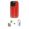 MARSİLYAN™- iPhone 16 Pro Max Kılıf Zirve Yansıma Serisi - Siyah Bilvis 3X AR HD Cam Ekran Koruyucu + Raze Metal Kamera Lens - CLTM