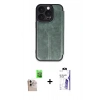 MARSİLYAN™- iPhone 16 Pro Max Kılıf Zirve Yansıma Serisi - Siyah Bilvis 3X AR HD Cam Ekran Koruyucu + Raze Metal Kamera Lens - NLGY