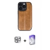MARSİLYAN™- iPhone 16 Pro Max Kılıf Zirve Yansıma Serisi - Siyah Bilvis 5in1 3D Magic Cam Ekran Koruyucu + Pers Alüminyum Kamera Lens - GI