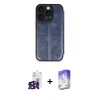 MARSİLYAN™- iPhone 16 Pro Max Kılıf Zirve Yansıma Serisi - Siyah Bilvis 5in1 3D Magic Cam Ekran Koruyucu + Bilvis Titan Kamera Lens - SH