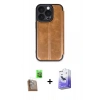 MARSİLYAN™- iPhone 16 Pro Max Kılıf Zirve Yansıma Serisi - Siyah Bilvis 5in1 5D Magic Hayalet Cam Ekran Koruyucu + Raze Metal Kamera Lens - CLTM