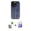 MARSİLYAN™- iPhone 16 Pro Max Kılıf Zirve Yansıma Serisi - Siyah Bilvis 5in1 5D Magic Hayalet Cam Ekran Koruyucu + Raze Metal Kamera Lens - CLTM