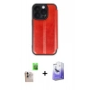 MARSİLYAN™- iPhone 16 Pro Max Kılıf Zirve Yansıma Serisi - Siyah Bilvis 5in1 5D Magic Hayalet Cam Ekran Koruyucu + Raze Metal Kamera Lens - NLGY