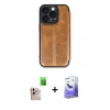 MARSİLYAN™- iPhone 16 Pro Max Kılıf Zirve Yansıma Serisi - Siyah Bilvis 5in1 5D Magic Hayalet Cam Ekran Koruyucu + Raze Metal Kamera Lens - NLGY