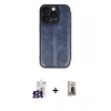 MARSİLYAN™- iPhone 16 Pro Max Kılıf Zirve Yansıma Serisi - Siyah Bilvis Hayalet Cam Ekran Koruyucu + Bilvis Titan Kamera Lens - TMGI