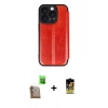 MARSİLYAN™- iPhone 16 Pro Max Kılıf Zirve Yansıma Serisi - Siyah Buffer Cam Ekran Koruyucu + Raze Metal Kamera Lens - CLTM