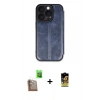 MARSİLYAN™- iPhone 16 Pro Max Kılıf Zirve Yansıma Serisi - Siyah Buffer Cam Ekran Koruyucu + Raze Metal Kamera Lens - CLTM