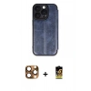MARSİLYAN™- iPhone 16 Pro Max Kılıf Zirve Yansıma Serisi - Siyah Buffer Cam Ekran Koruyucu + Çöl Titanyum Pers Alüminyum Kamera Lens