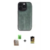 MARSİLYAN™- iPhone 16 Pro Max Kılıf Zirve Yansıma Serisi - Siyah Buffer Cam Ekran Koruyucu + Raze Metal Kamera Lens - CLTM