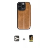 MARSİLYAN™- iPhone 16 Pro Max Kılıf Zirve Yansıma Serisi - Siyah Buffer Cam Ekran Koruyucu + PVD Metal Kamera Lens - GD