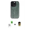 MARSİLYAN™- iPhone 16 Pro Max Kılıf Zirve Yansıma Serisi - Siyah Buffer Cam Ekran Koruyucu + Raze Metal Kamera Lens - BZ