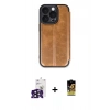 MARSİLYAN™- iPhone 16 Pro Max Kılıf Zirve Yansıma Serisi - Siyah Buffer Cam Ekran Koruyucu + Bilvis Titan Kamera Lens - SH
