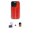 MARSİLYAN™- iPhone 16 Pro Max Kılıf Zirve Yansıma Serisi - Siyah Buffer Cam Ekran Koruyucu + Bilvis Titan Kamera Lens - SH