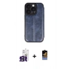 MARSİLYAN™- iPhone 16 Pro Max Kılıf Zirve Yansıma Serisi - Siyah Buffer Hayalet Cam Ekran Koruyucu + Bilvis Titan Kamera Lens - SH
