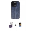 MARSİLYAN™- iPhone 16 Pro Max Kılıf Zirve Yansıma Serisi - Siyah Buffer Hayalet Cam Ekran Koruyucu + Bilvis Titan Kamera Lens - GS