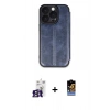 MARSİLYAN™- iPhone 16 Pro Max Kılıf Zirve Yansıma Serisi - Siyah Buffer Hayalet Cam Ekran Koruyucu + Bilvis Titan Kamera Lens - TMGI