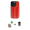 MARSİLYAN™- iPhone 16 Pro Max Kılıf Zirve Yansıma Serisi - Siyah Buffer Hayalet Cam Ekran Koruyucu + Çöl Titanyum Raze Metal Kamera Lens